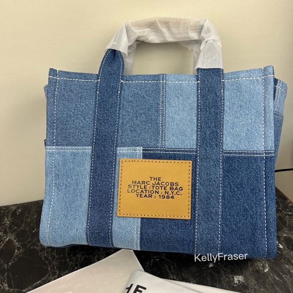 NWT MARC JACOBS THE JACQUARD MEDIUM TOTE BAG - Picture 5 of 15